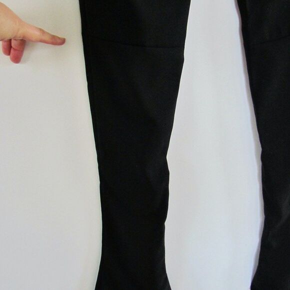 NEW Dolce & Gabbana Black Over Shoe or Boot Wool Pants Sz 4 38 Extra Long - Picture 8 of 12